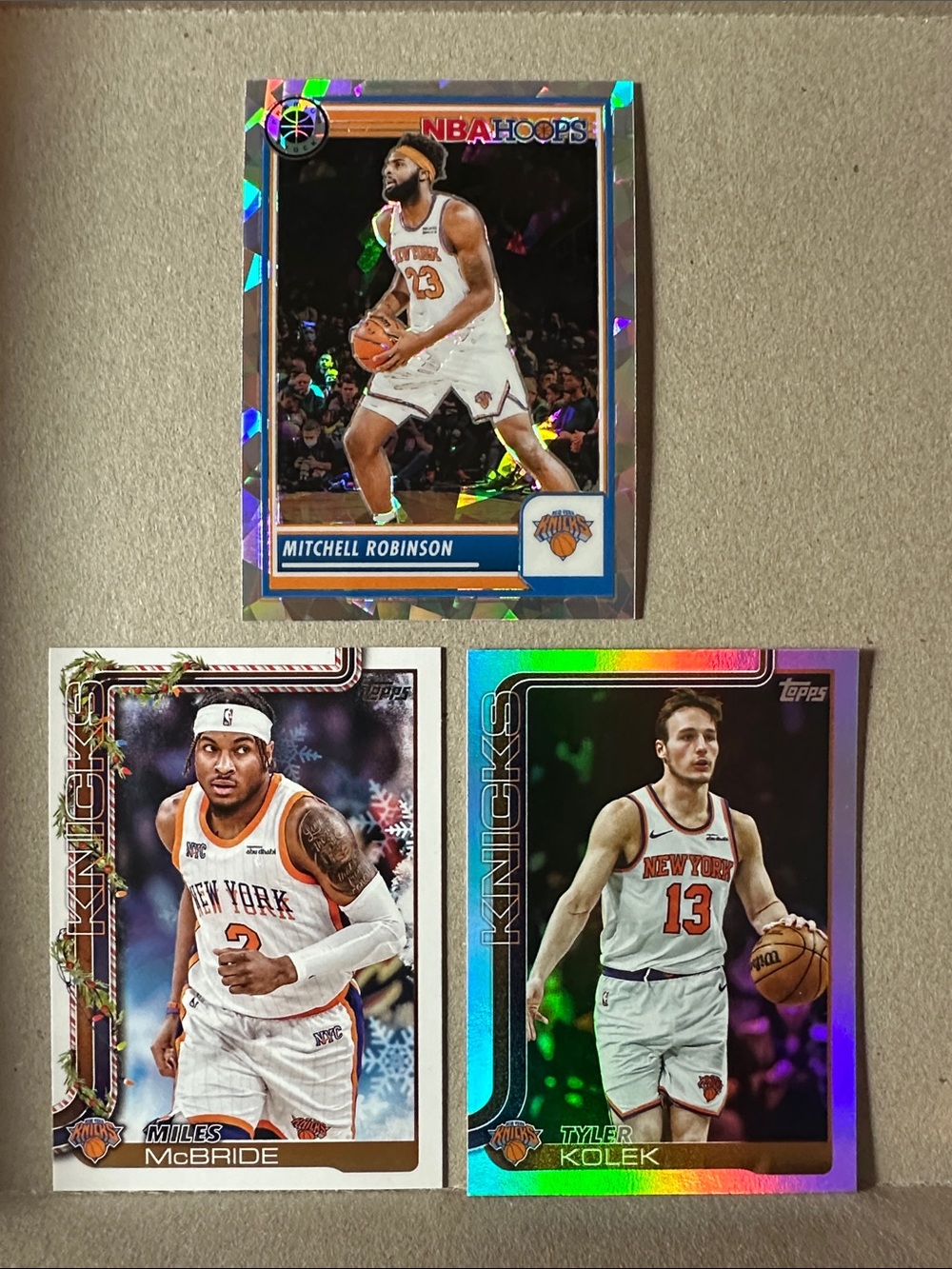 NY Knicks champions lot of 15 Jalen Brunson/Anunoby, KAT, Hart, Bridges, McBride - Picture 10 of 11